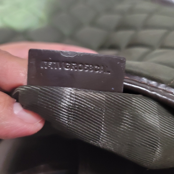 Burberry Green/Brown Quilted Nylon Brook Hobo Bag - Picture 6 of 13